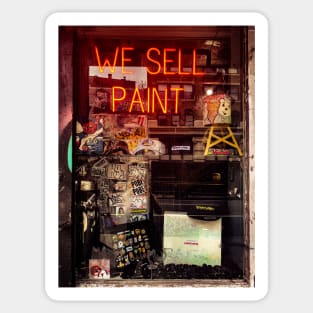 We Sell Paint, Soho, Manhattan, New York City Sticker